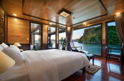 Perla Dawn Cruise - Grand Suite  balcony double cabin